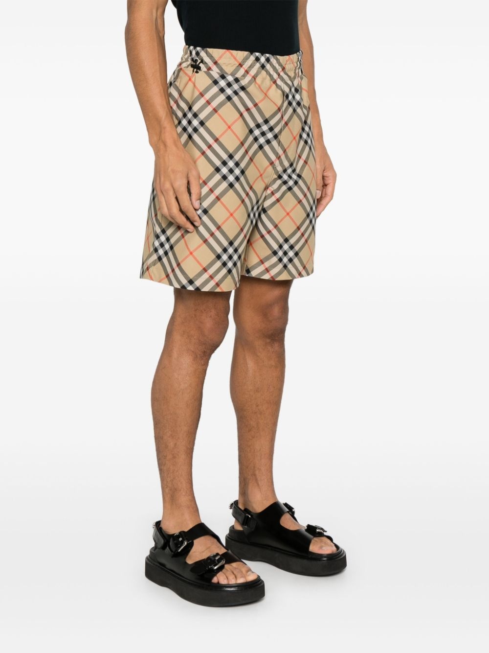 Vintage Check-pattern shorts - 3