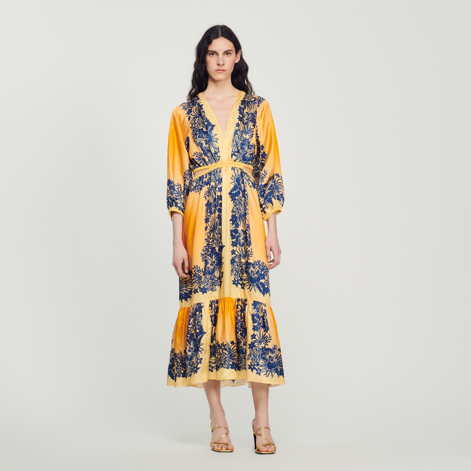 Long Hawaii print dress - 2