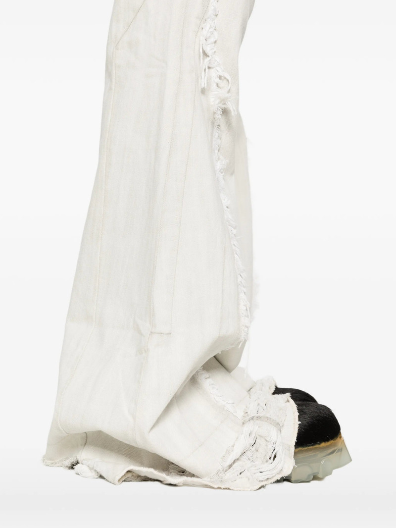 Rick Owens DRKSHDW Rick Owens Drkshdw Fringed Distressed Button-fastening Jeans outlook