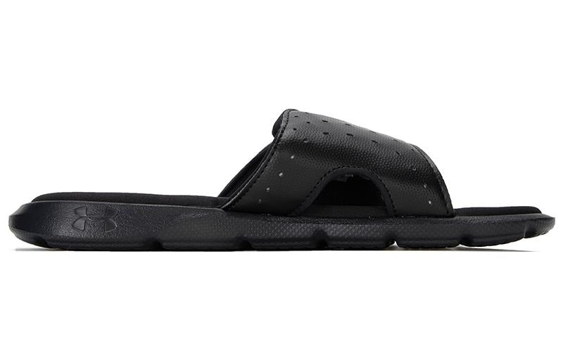 (WMNS) Under Armour Ignite 7 Slide 'Black White' 3026027-001 - 3