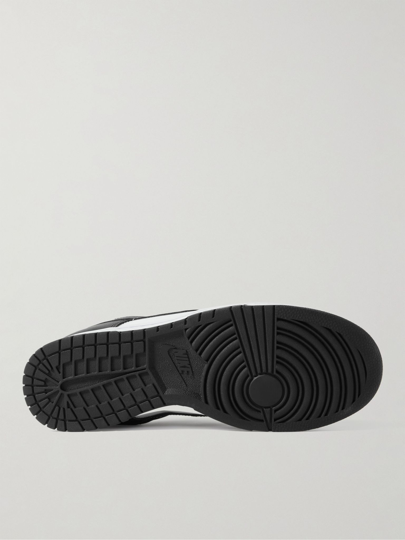 Dunk Low Retro Leather Sneakers White - 6