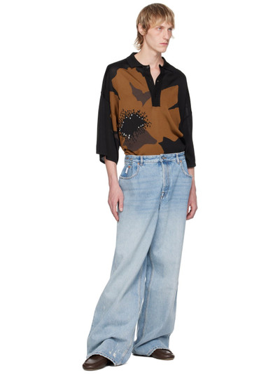 Valentino Blue Faded Jeans outlook