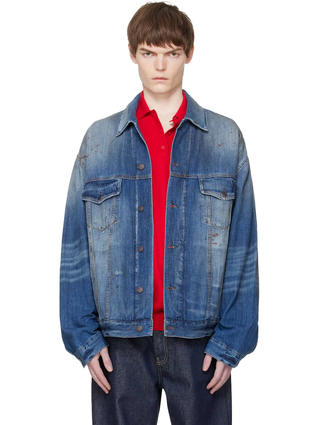 Blue Robert Trafalgar Denim Jacket - 1