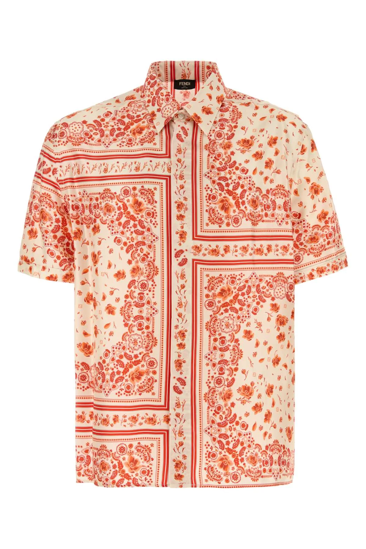 Fendi Men Printed Silk Shirt - 1