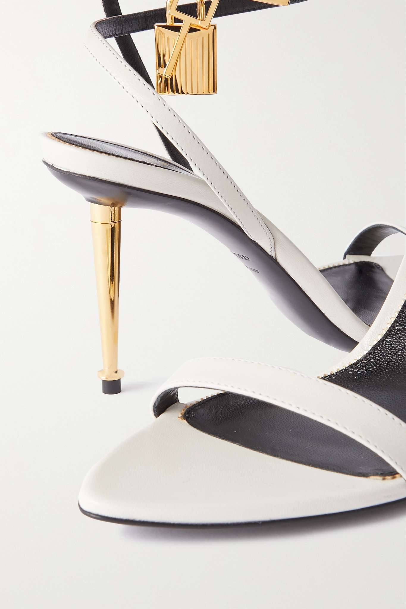 Padlock leather sandals - 4