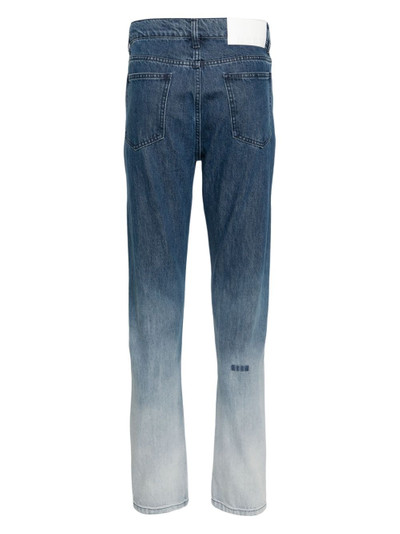 MSGM bleach-wash tapered jeans outlook