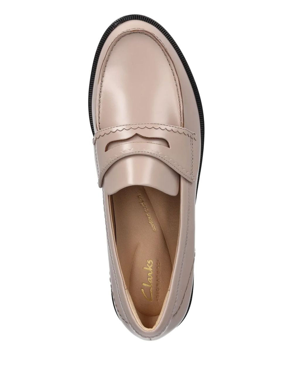 stitched detail loafers - 4
