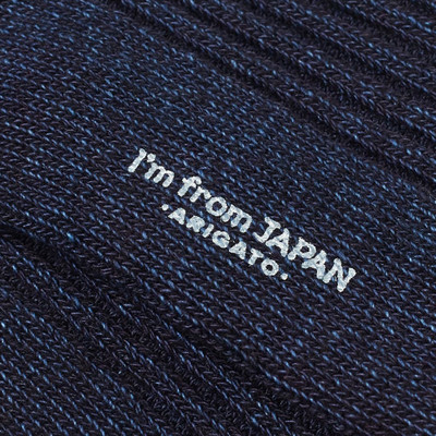 Blue Blue Japan Blue Blue Indigo Dyed Rib Socks outlook