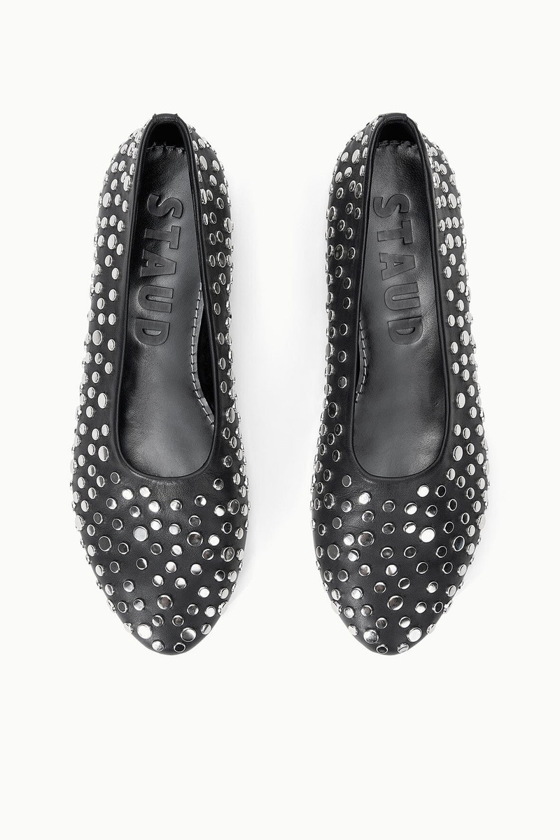 STAUD ALBA BALLET FLAT RIVETS 7