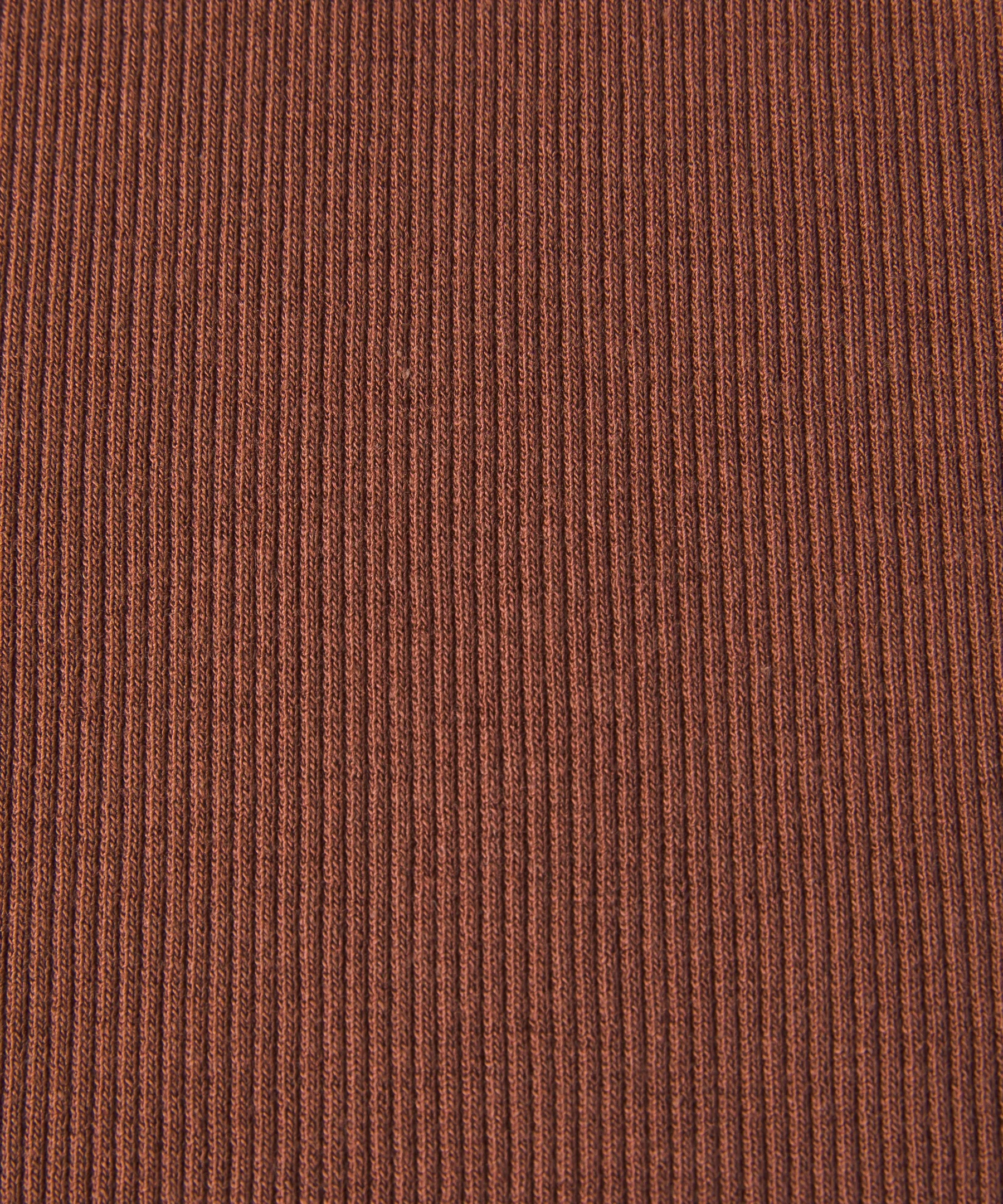 Ribbed Cotton Modal Cut-Out Dress - 6