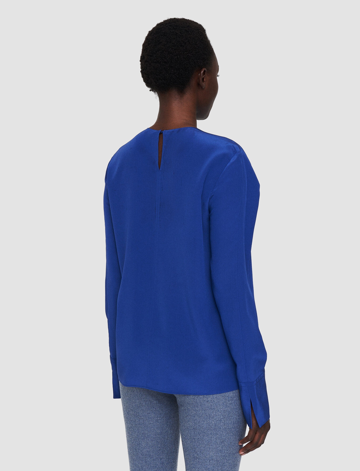 Silk Crepe de Chine Wigmore Blouse - 4