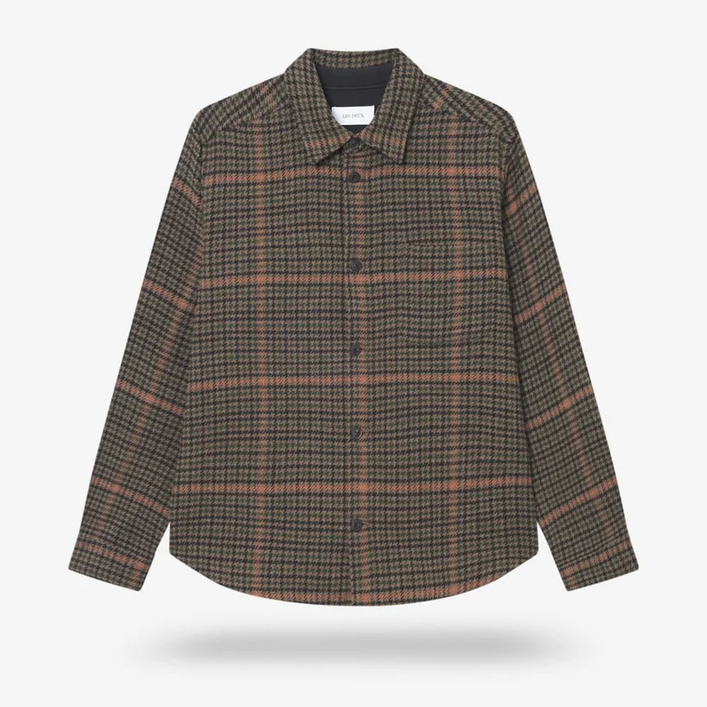 Les Deux Kody Houndstooth Overshirt - 1