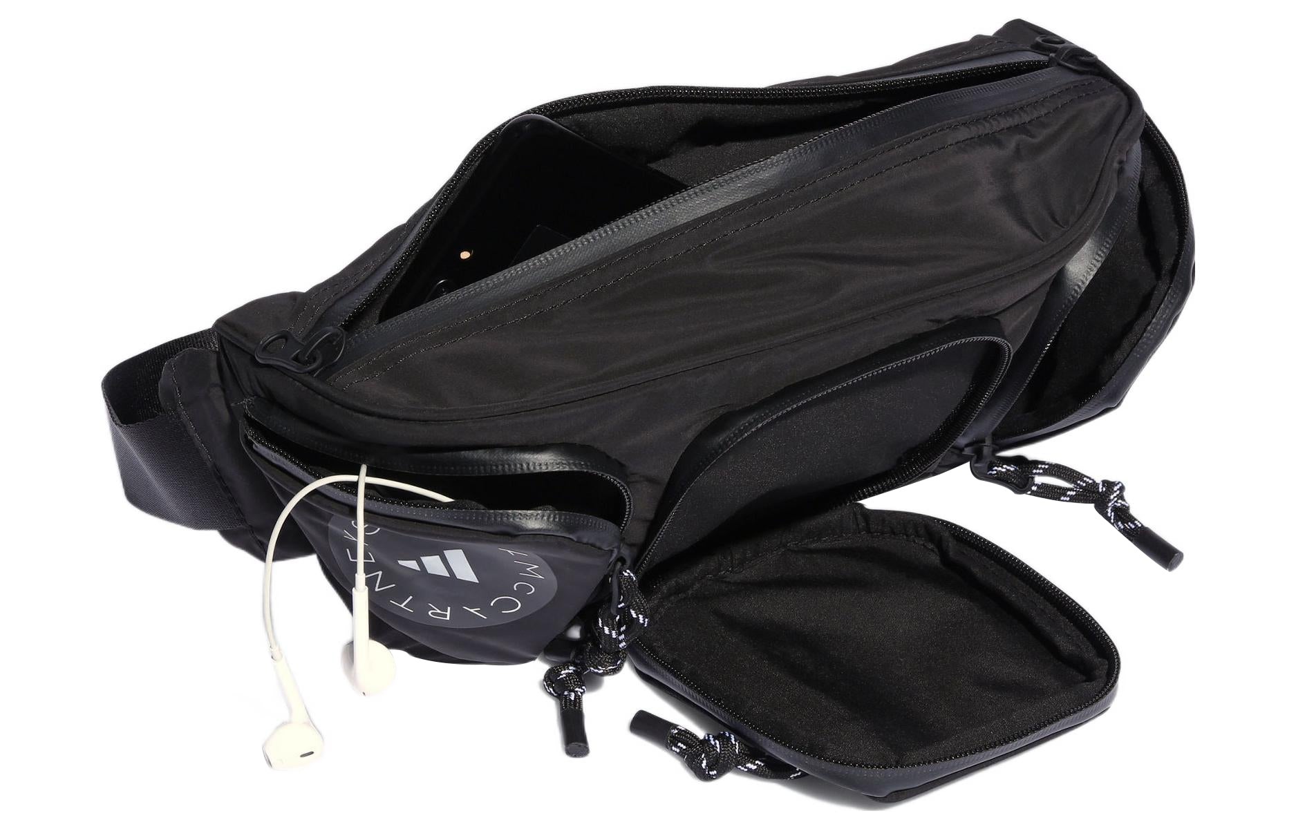 (WMNS) adidas by Stella McCartney Bum Bag 'Black' HS3383 - 4
