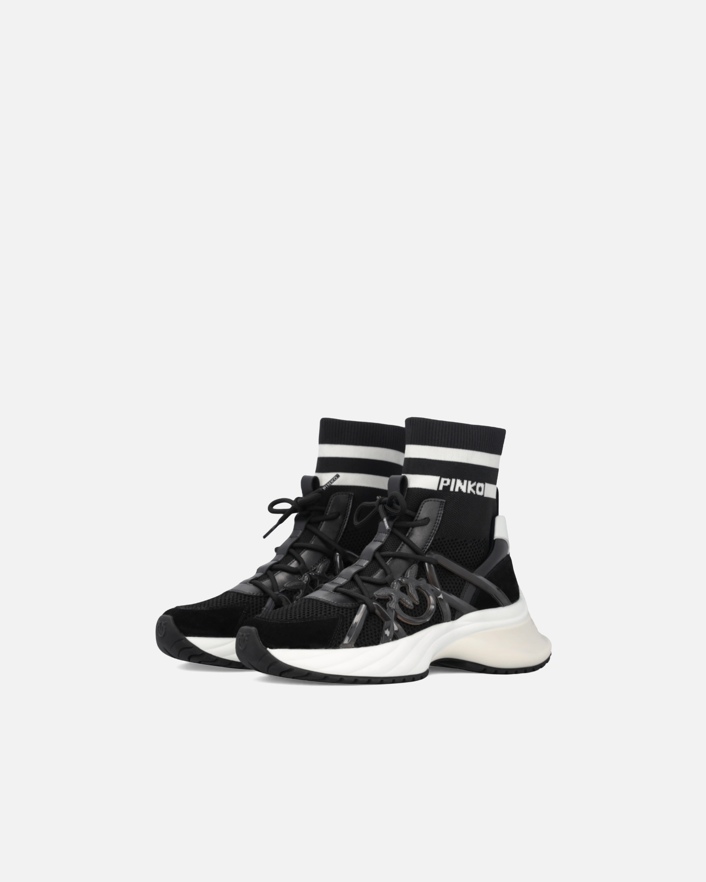 ARIEL SNEAKERS WITH KNIT SOCK DETAIL - 6