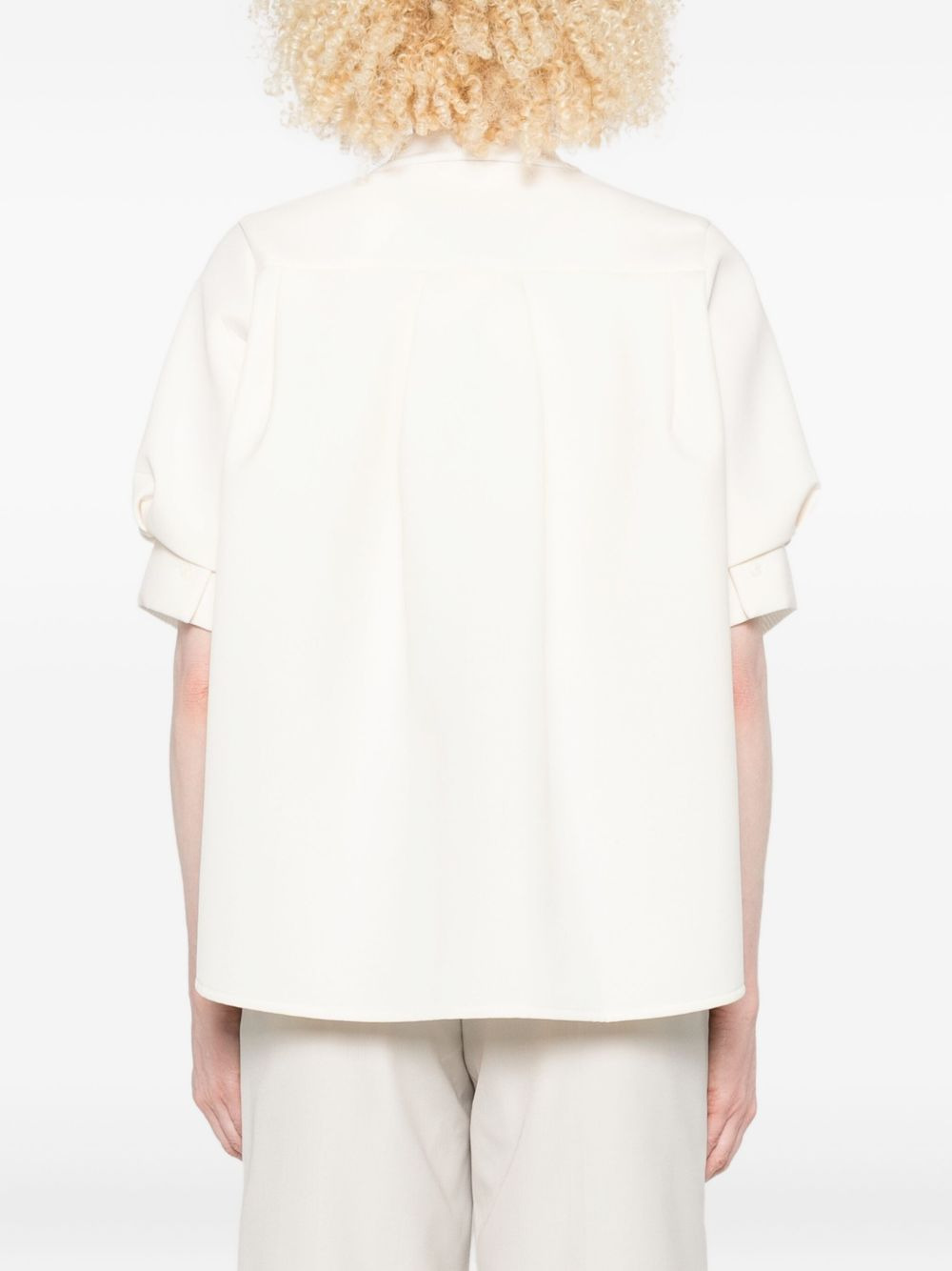 button-front layered shirt - 4