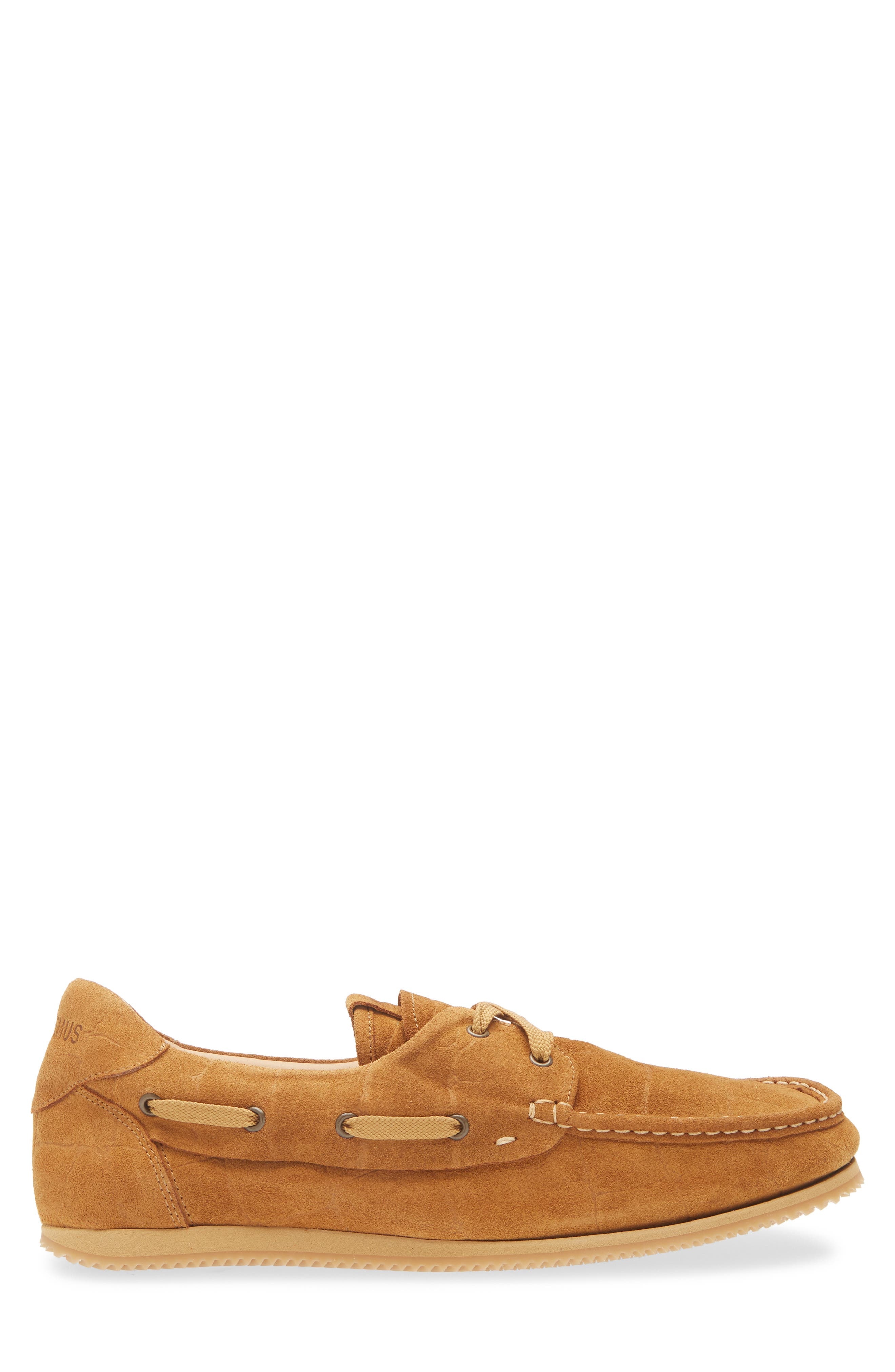 Jacquemus The Batto Boat Shoe in Camel 830 at Nordstrom - 3