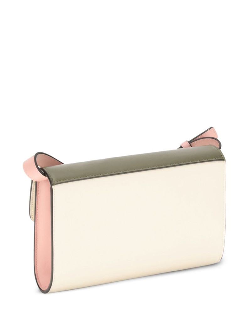 Marni Trunkaroo calf leather two-tone shoulder bag outlook