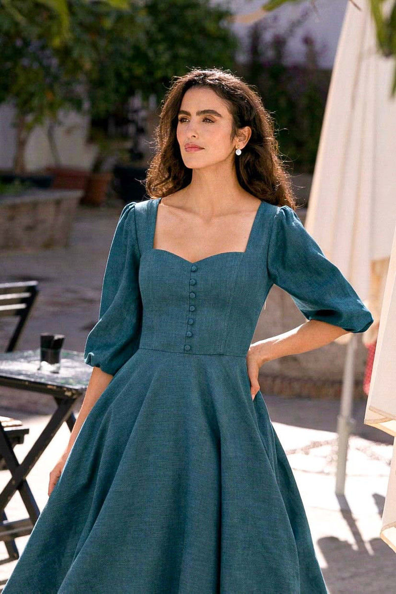 Gaâla Bardetta Linen Dress outlook