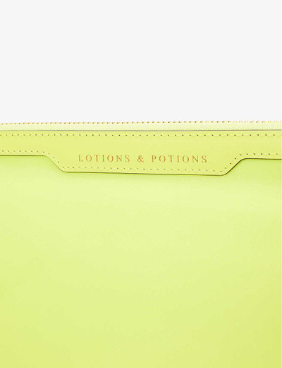 Anya Hindmarch Lotions and Potions shell and leather washbag outlook
