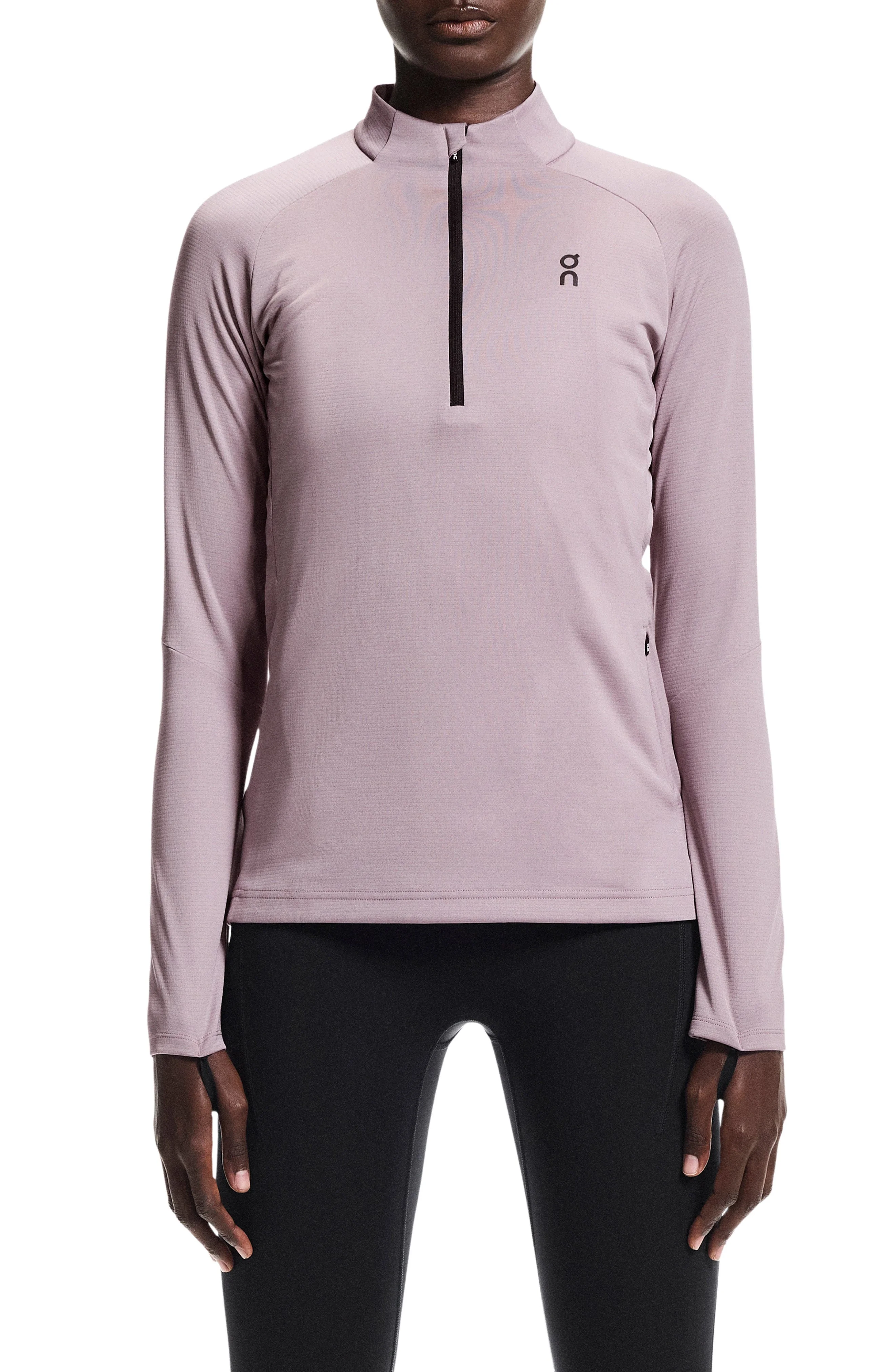 On Climate Quarter Zip Running Top in Heron at Nordstrom - 1