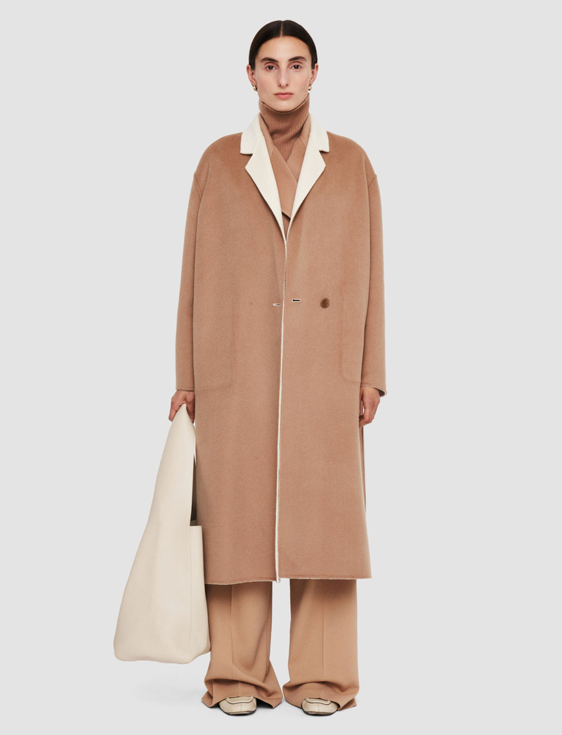 JOSEPH Edmond Reversible Double Face Cashmere Coat outlook