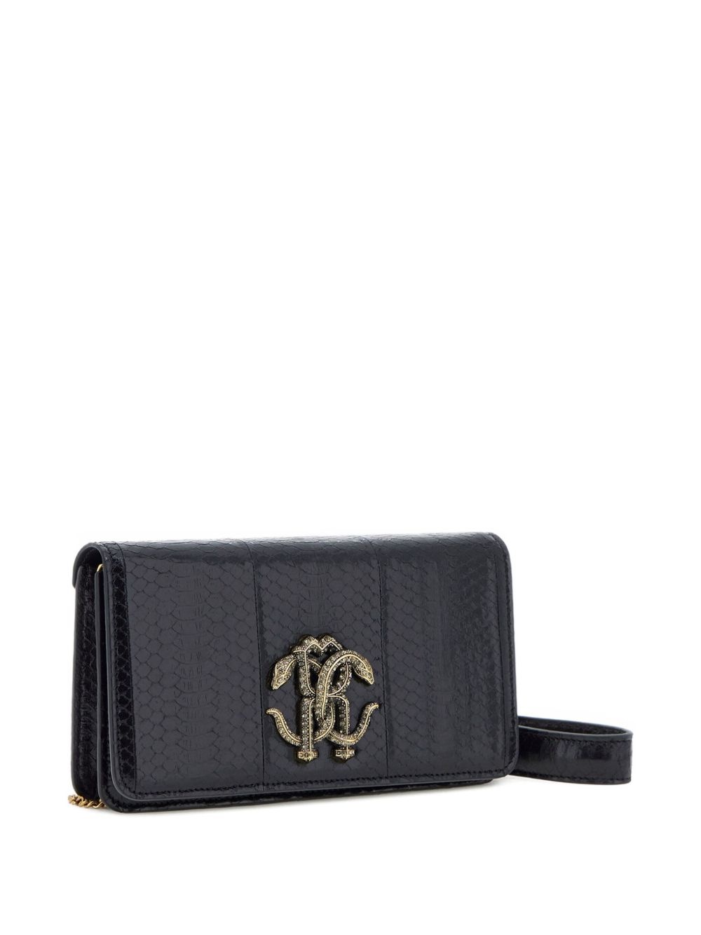 Mirror Snake-plaque crossbody bag - 4