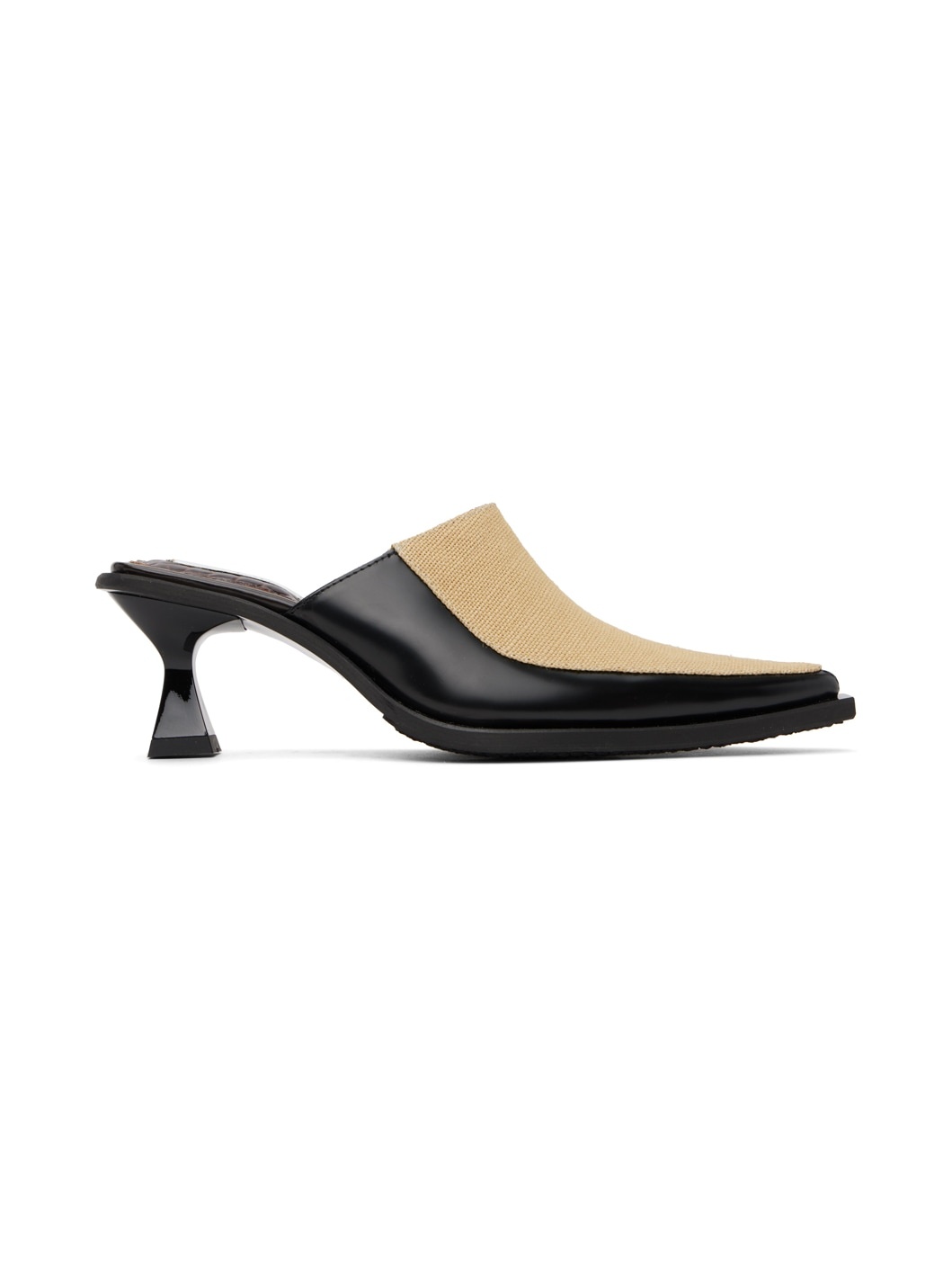 Black & Tan Nico Heels - 1