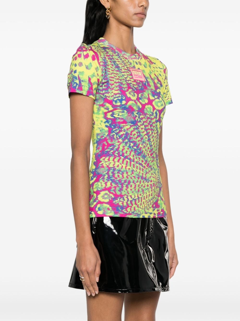 printed cotton T-shirt - 3