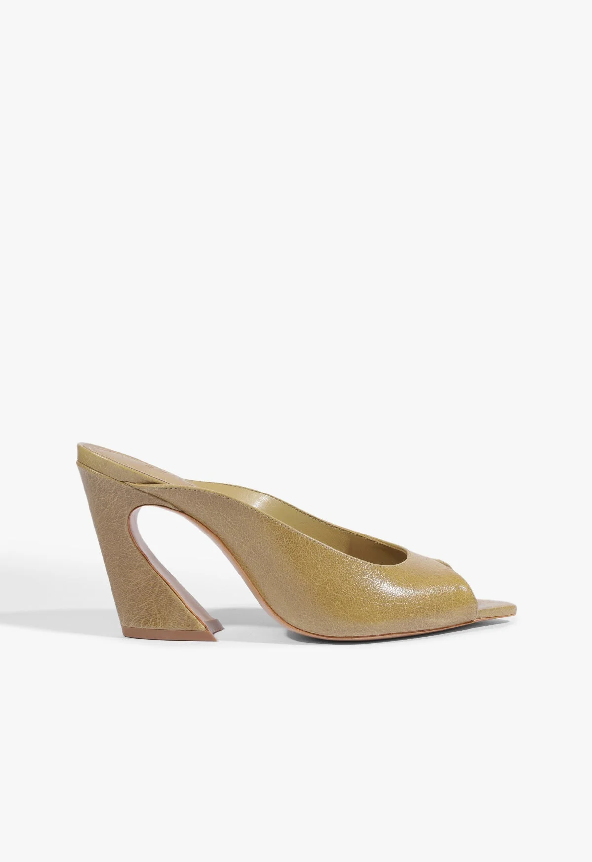 Lexi Block Mule Leather Sandal - 1