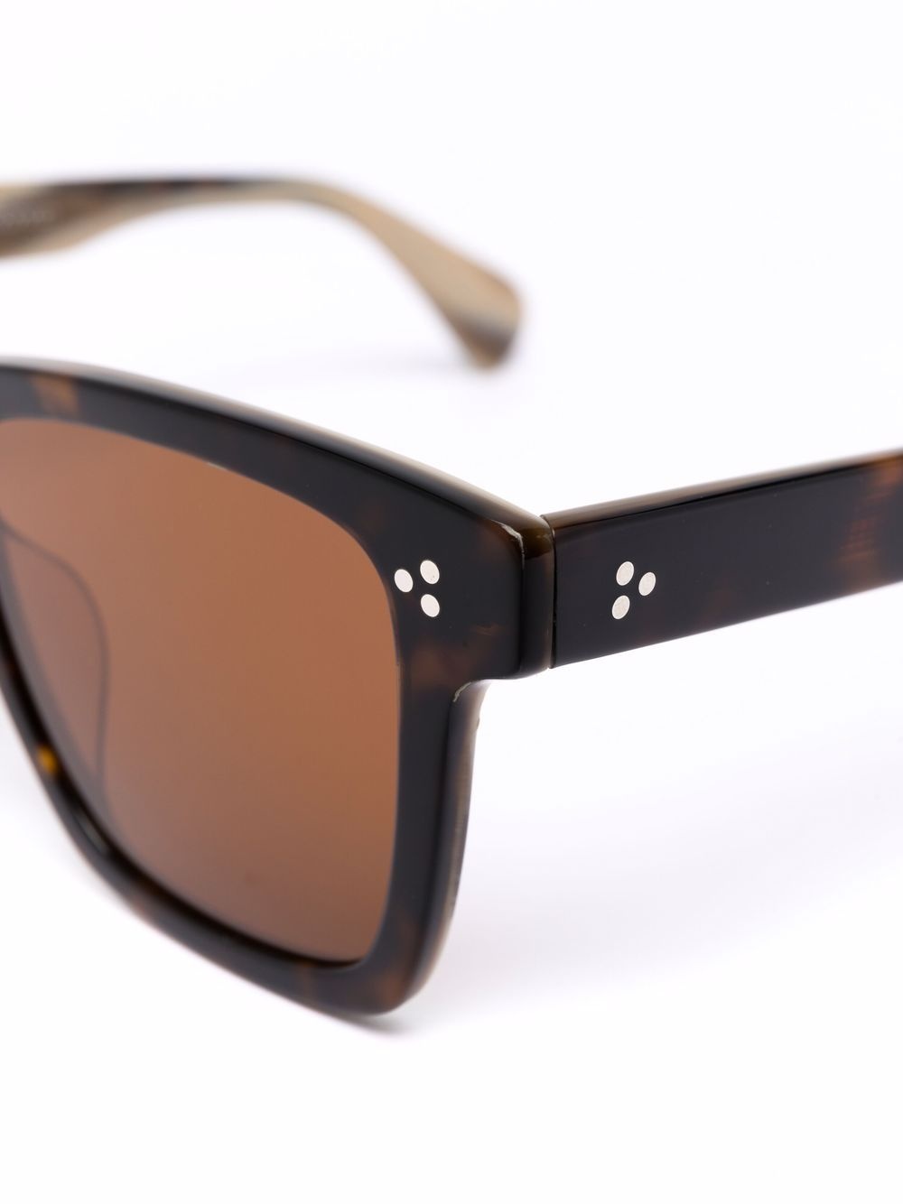 oversized rectangular-frame sunglasses - 3