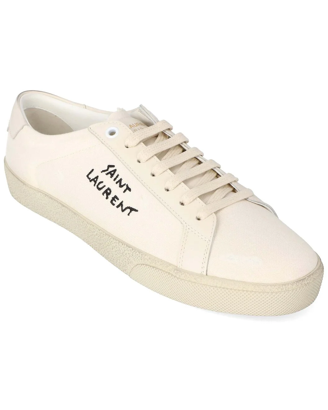 Saint Laurent Women's Calfskin Leather Court Classic Sneaker (Authentic Pre-
Loved) - 1