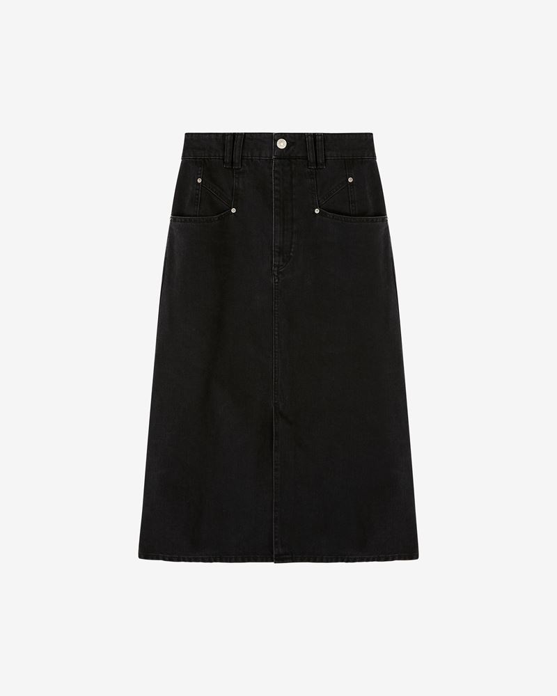 DIPOMA DENIM MIDI SKIRT - 1