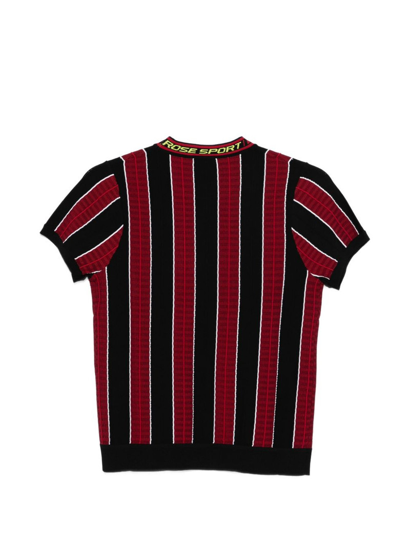Martine Rose striped logo T-shirt outlook