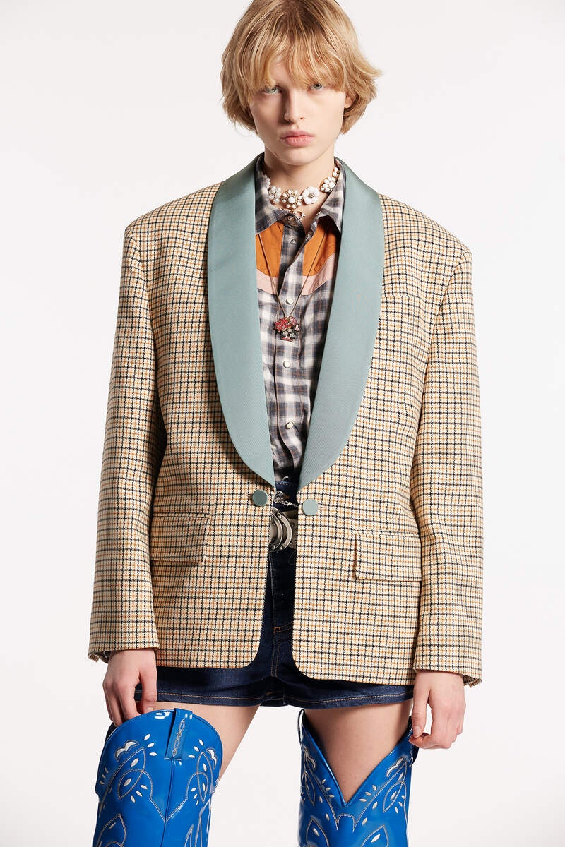 80'S ONE BUTTON BLAZER - 3