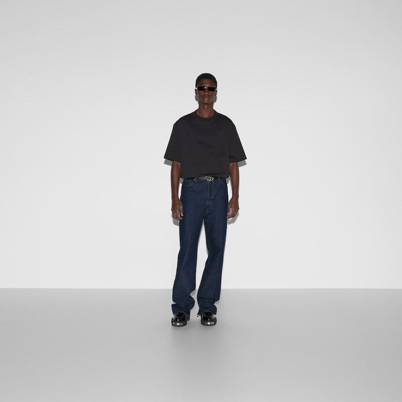 GUCCI Cotton jersey T-shirt with embroidery outlook