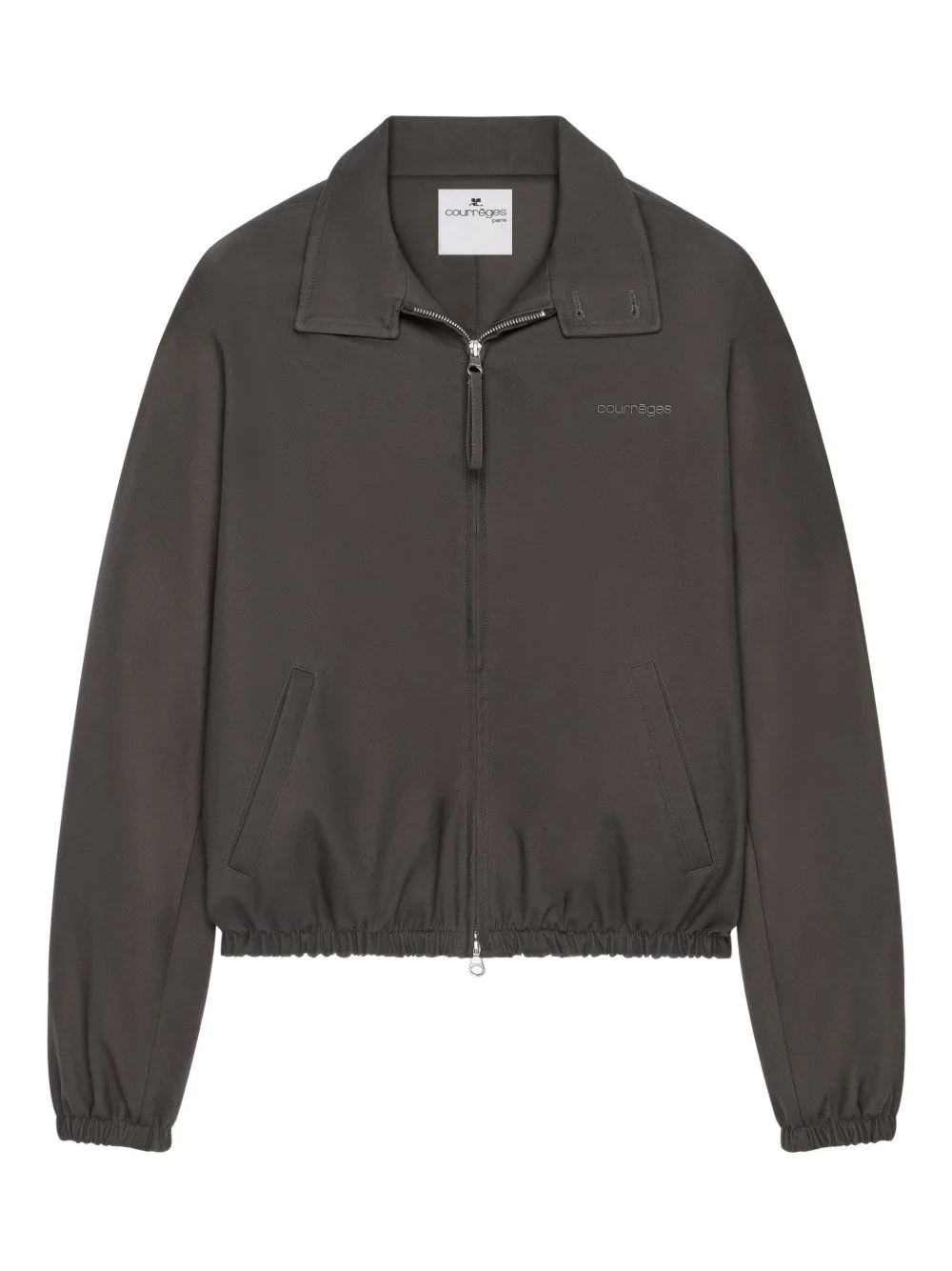 zip-up cotton jacket - 1