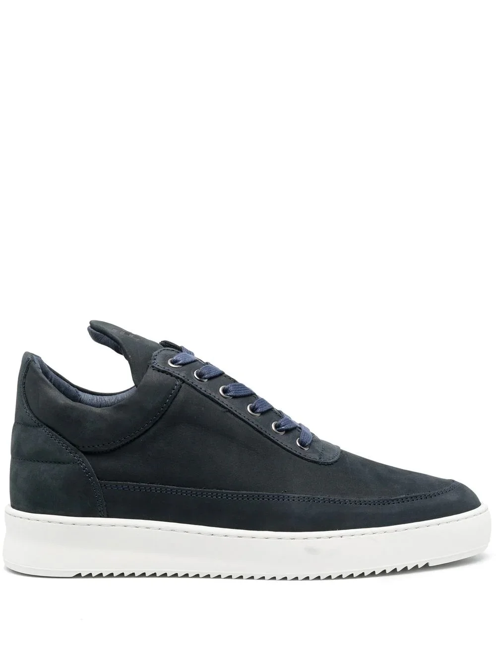 low-top suede sneakers - 1