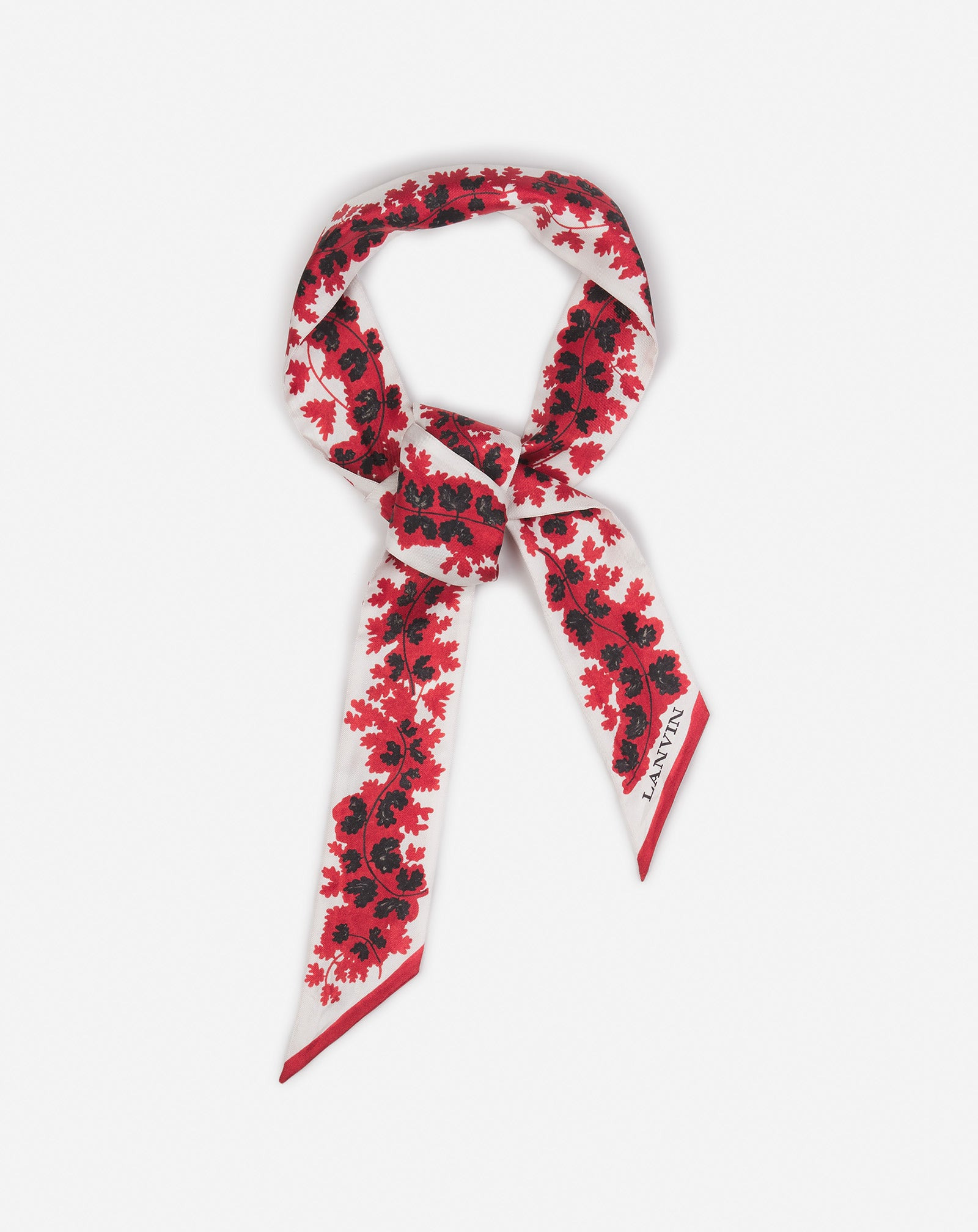 LANVIN ÉTÉ SILK HEADBAND WITH A RATEAU PRINT - 3