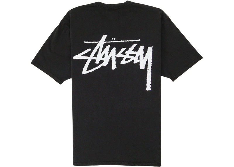 Stüssy Stussy x Our Legacy Work Shop Yin Yang Pigment Dyed Tee Black outlook