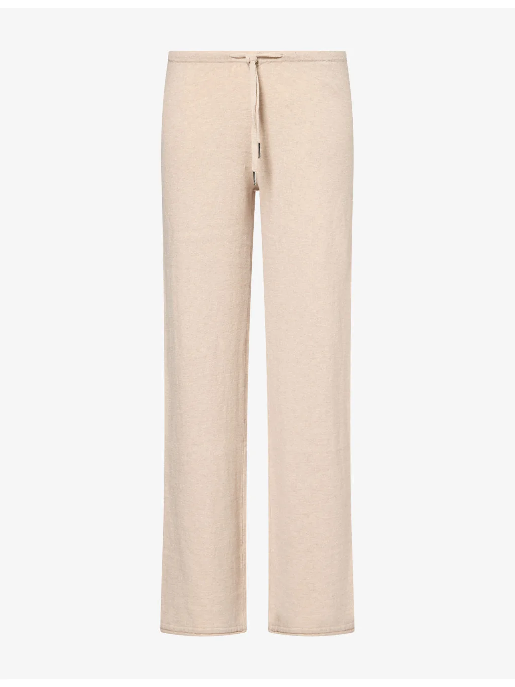 Straight-Leg Knitted Trousers - 1