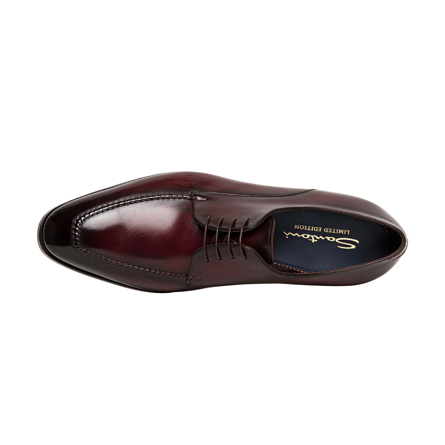 Men’s burgundy leather Limited Edition Derby shoe - 4