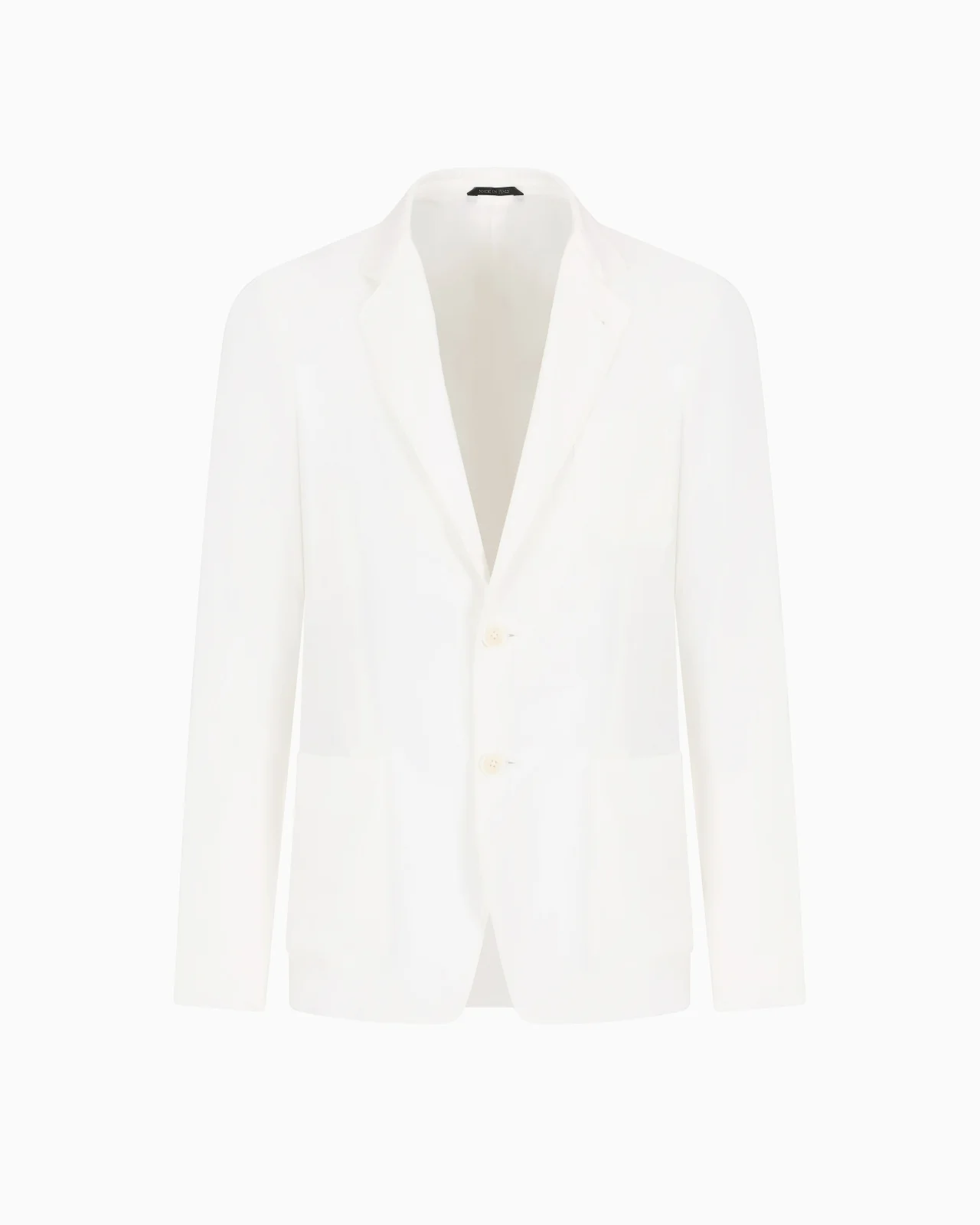 Upton Line single-breasted jacket in a silk-blend twill - 1