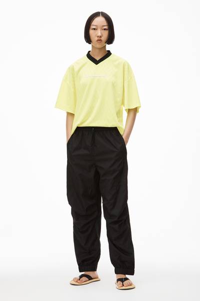 Alexander Wang TRACK PANT IN LOGO JACQUARD NYLON outlook