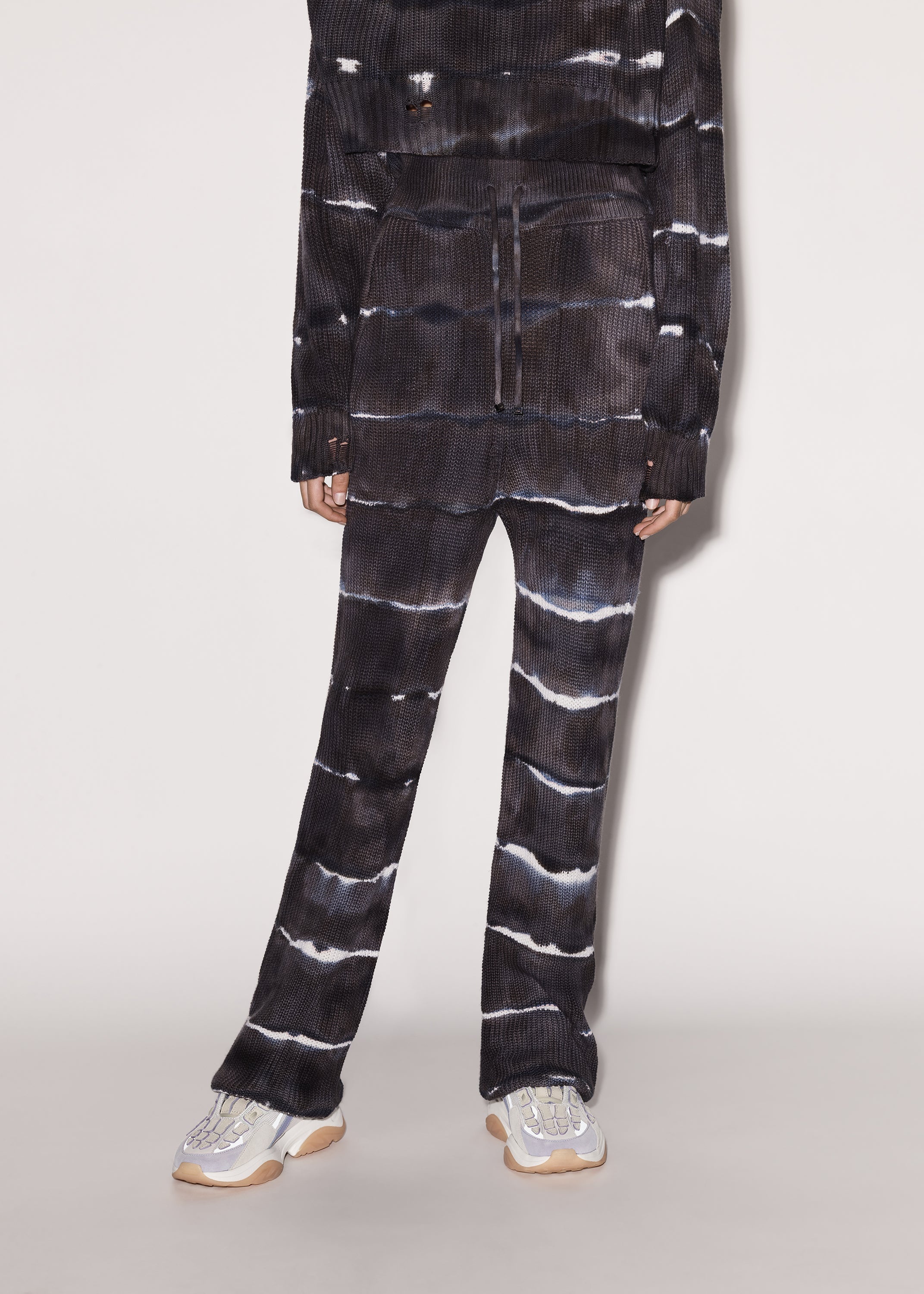 TIE DYE RIB SWEATPANTS - 2