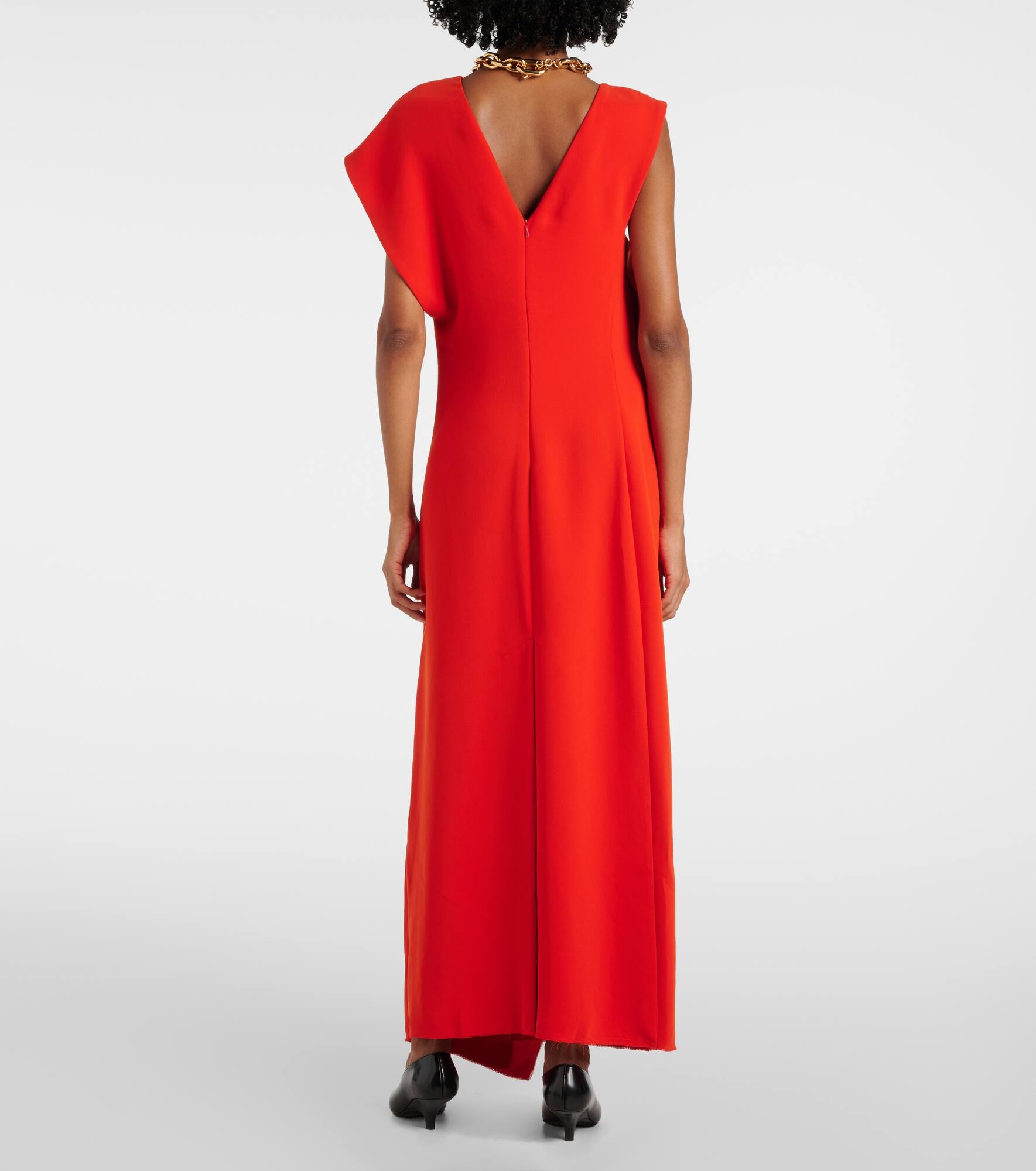 Asymmetric maxi dress - 3