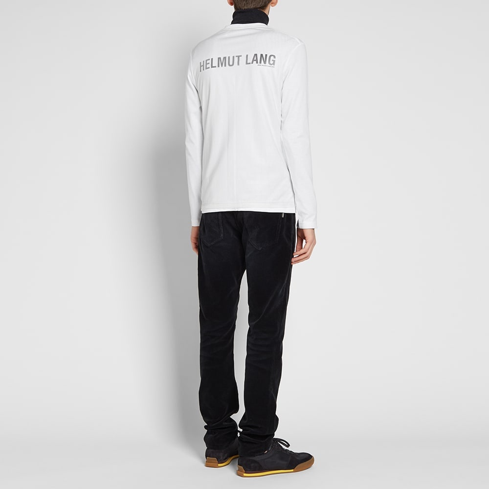 Helmut Lang Long Sleeve Overlay Logo Tee - 8