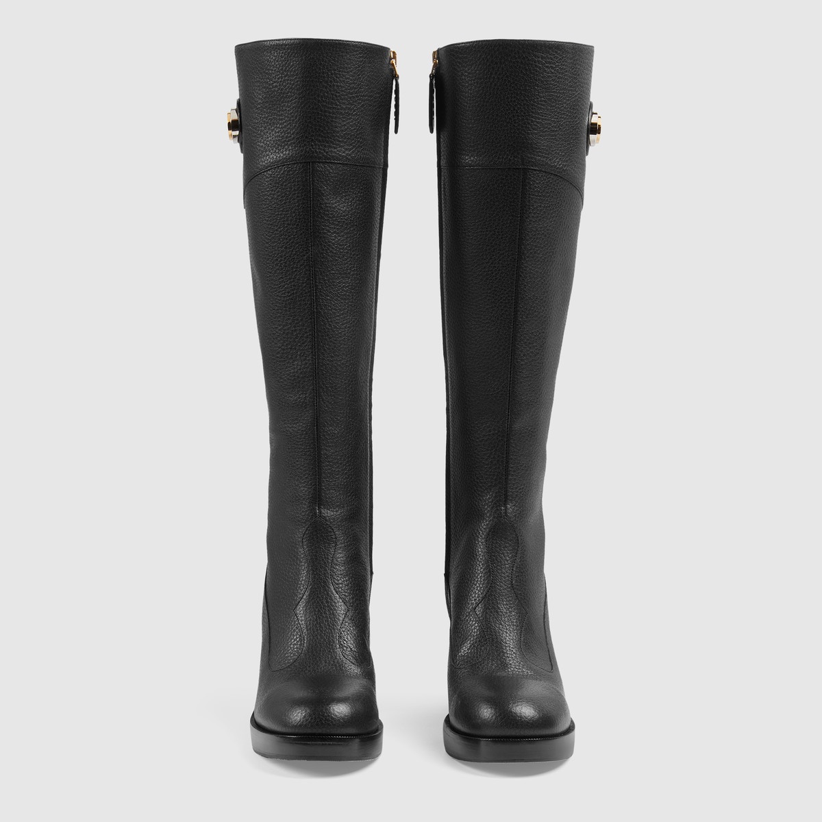 Women's knee-high boot with Interlocking G - 3