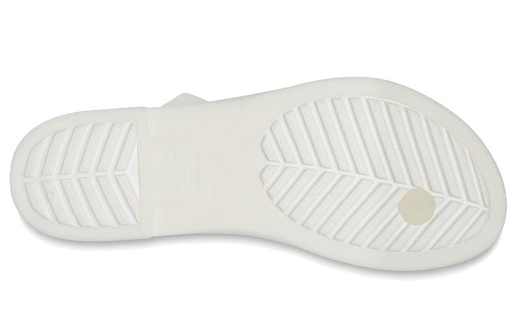 (WMNS) Crocs Tulum Slides 'Translucent White' 207173-159 - 5