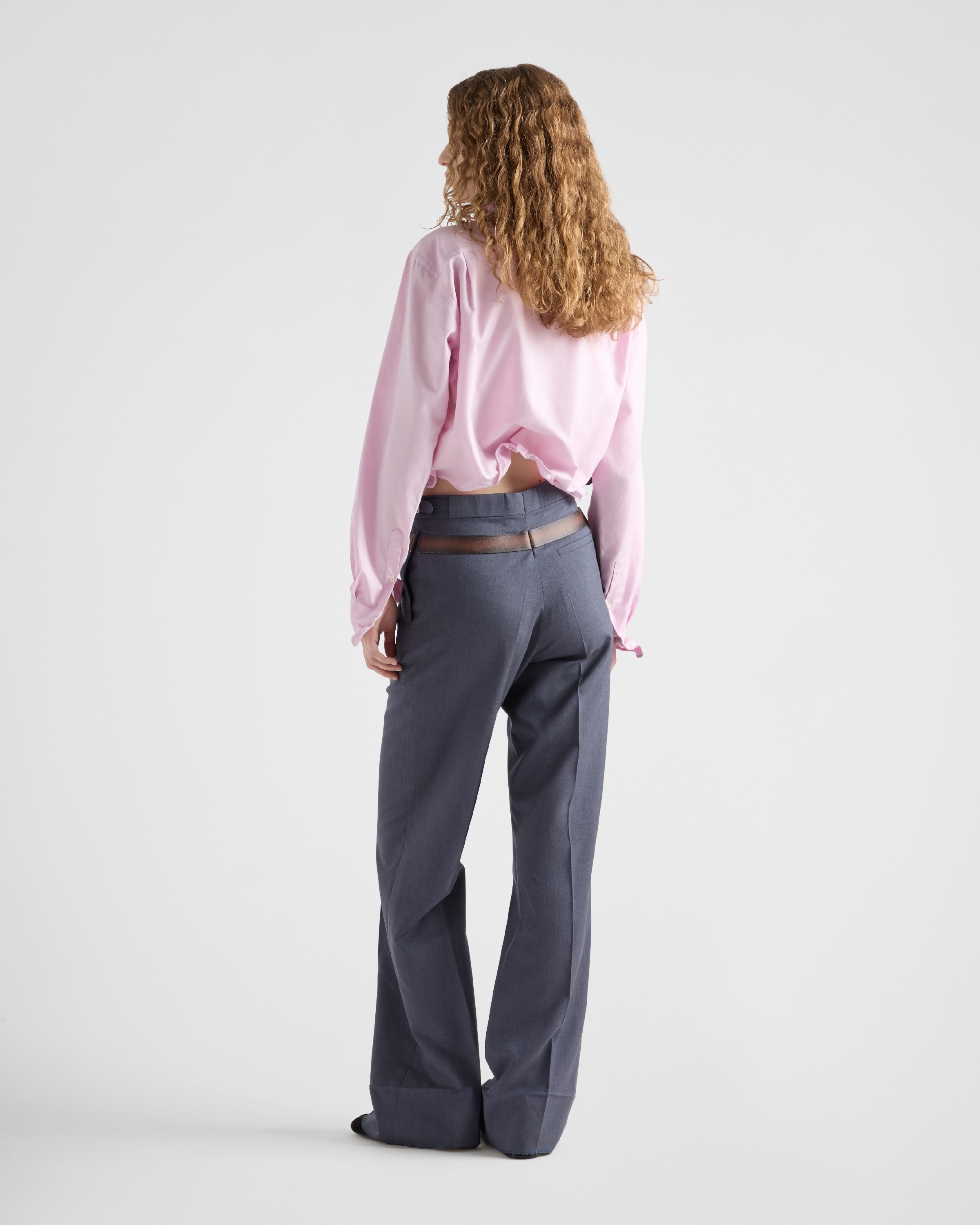 Silk and mohair pants - 5