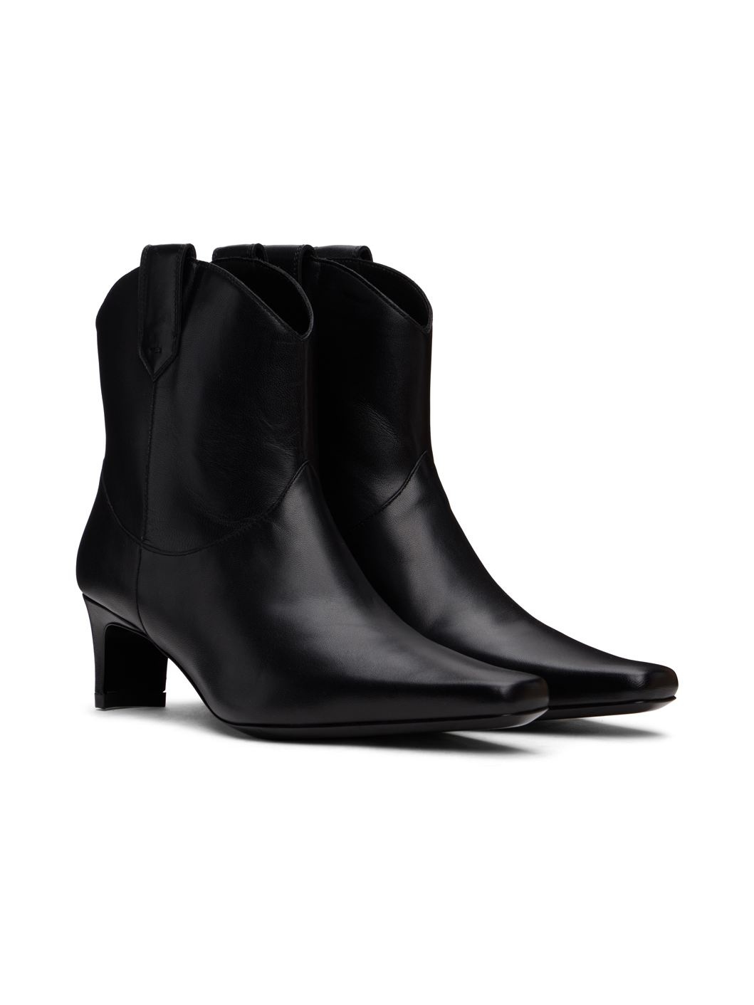 Black Western Wally Boots - 4